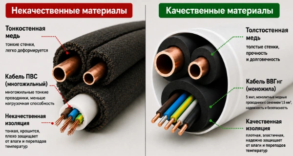 Качественные материалы для установки кондиционера Иваново